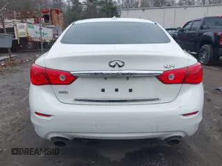 2016 Infiniti Q50 3.0t Premium with VIN JN1EV7AR4GM341324, listed as a IAAI auction lot 42093328 with 95,942 mi miles. Bid and sale history available at carsss.com. Image 16.