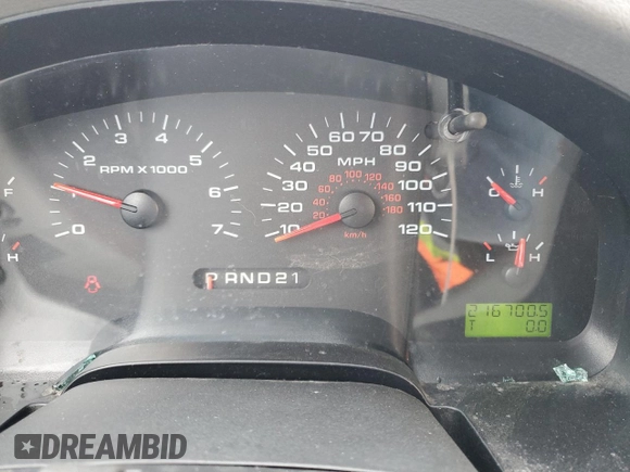 2006 Ford F-150 XL with VIN 1FTPX12V36KD14067, listed as a Copart auction lot 87947545 with 216,700 mi miles and Salvage Title. Bid and sale history available at carsss.com. Image 9.