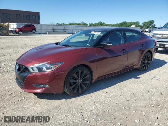 2017 Nissan Maxima SR z VIN 1N4AA6APXHC434345, wystawiony jako Copart lot #57636165 z przebiegiem 73 618 mil mil oraz Szkoda całkowita • Salvage title. Historia ofert i sprzedaży dostępna na DreamBid. Obrazek 1.