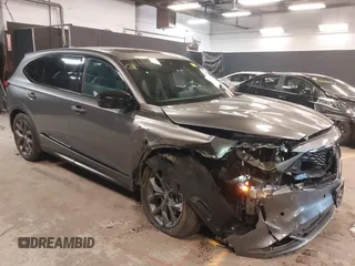 2024 Acura MDX w/A-Spec Package with VIN 5J8YE1H08RL001585, listed as a IAAI auction lot 42211267 with 14,307 mi miles and . Bid and sale history available at DreamBid. Image 6.