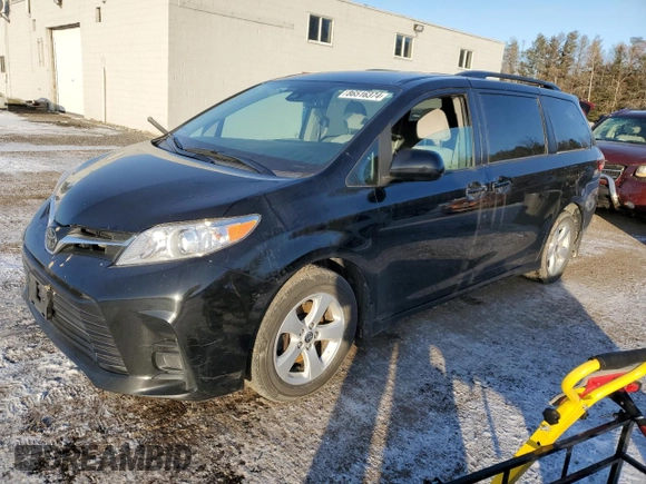 2020 Toyota Sienna LE Auto Access Seat with VIN 5TDKZ3DC1LS077076, listed as a Copart auction lot 86516374 with 226,269 mi miles and Salvage title. Bid and sale history available at DreamBid. Image 1.
