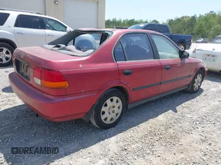 1998 Honda Civic LX with VIN 1HGEJ6676WL021762, listed as a IAAI auction lot 42067802 with 195,507 mi miles and . Bid and sale history available at DreamBid. Image 4.