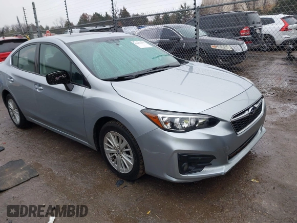2018 Subaru Impreza Premium z VIN 4S3GKAD64J3600582, wystawiony jako IAAI lot #41456372 z przebiegiem 87 266 mil mil oraz . Historia ofert i sprzedaży dostępna na DreamBid. Obrazek 1.