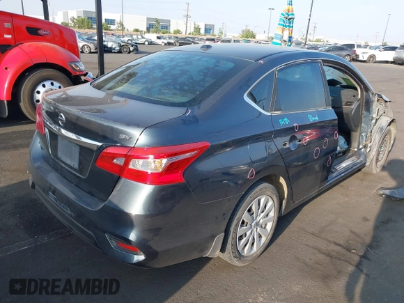 2017 Nissan Sentra SV with VIN 3N1AB7AP7HL656782, listed as a IAAI auction lot 42599150 with 118,597 mi miles and . Bid and sale history available at DreamBid. Image 4.