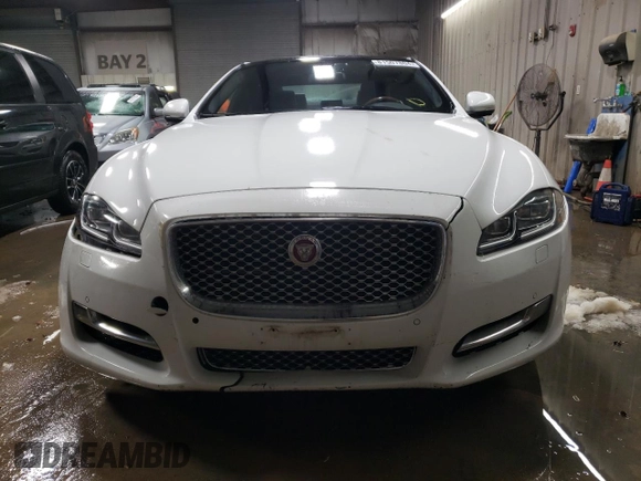 2017 Jaguar XJ with VIN SAJWJ2GD7H8W04672, listed as a Copart auction lot 81507804 with 45,781 mi miles and Salvage Title. Bid and sale history available at carsss.com. Image 5.