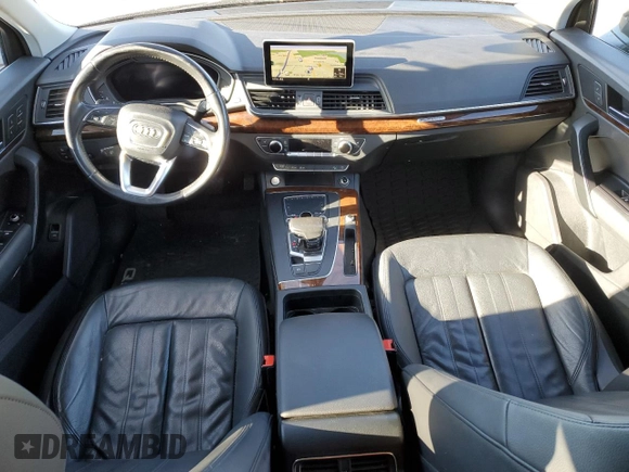 2018 Audi Q5 Premium with VIN WA1ANAFY5J2006403, listed as a Copart auction lot 87045534 with 99,215 mi miles and Salvage title. Bid and sale history available at DreamBid. Image 8.
