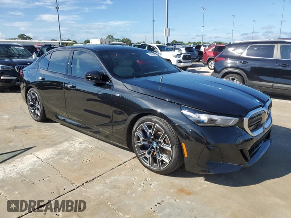 2024 BMW i5 M60 z VIN WBY43FK00RCP12947, wystawiony jako Copart lot #73754024 z przebiegiem Nie podano mil oraz Szkoda całkowita • Salvage title. Historia ofert i sprzedaży dostępna na DreamBid. Obrazek 4.