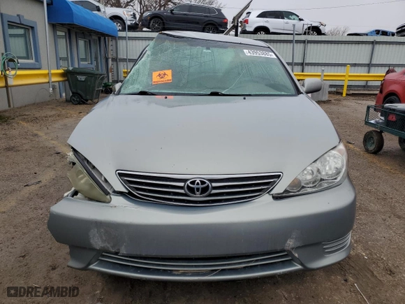2006 Toyota Camry STD with VIN 4T1BE32K06U702195, listed as a Copart auction lot 43953885 with 0 mi miles and Salvage Title. Bid and sale history available at carsss.com. Image 5.
