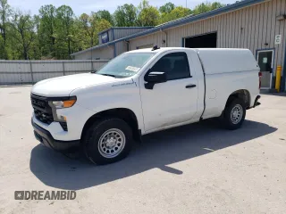 2023 Chevrolet Silverado 1500 Work Truck with VIN 3GCNAAEK6PG338222, listed as a Copart auction lot 53997895 with 111,926 mi miles and Clean Title. Bid and sale history available at DreamBid. Image 1.