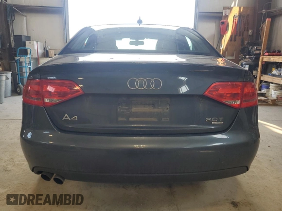 2009 Audi A4 с VIN WAULF68K99N051479, выставлен на аукционе Copart как лот 61142735 с пробегом 218 814 миль миль и Списание • Salvage title. История ставок и продаж доступна на DreamBid. Изображение 6.