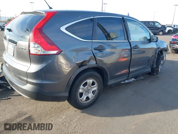 2014 Honda CR-V LX with VIN 2HKRM4H35EH708515, listed as a IAAI auction lot 41610244 with Not Provided miles. Bid and sale history available at carsss.com. Image 4.