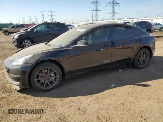 2018 Tesla Model 3 Long Range Battery with VIN 5YJ3E1EA5JF038770, listed as a Copart auction lot 48828985 with 116,641 mi miles and Salvage Title. Bid and sale history available at DreamBid. Image 1.