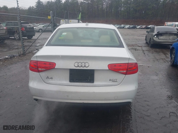 2014 Audi A4 Premium with VIN WAUBFAFL1EN038598, listed as a IAAI auction lot 41940623 with 103,544 mi miles. Bid and sale history available at carsss.com. Image 16.