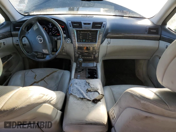 2007 Lexus LS 460 z VIN JTHBL46F075001860, wystawiony jako Copart lot #46585835 z przebiegiem 286 126 mil mil oraz Szkoda całkowita • Salvage title. Historia ofert i sprzedaży dostępna na DreamBid. Obrazek 8.