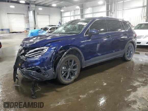 2024 Volkswagen Tiguan SE с VIN 3VVNB7AX8RM038446, выставлен на аукционе Copart как лот 58329315 с пробегом 18 510 миль миль и Списание • Salvage title. История ставок и продаж доступна на DreamBid. Изображение 1.