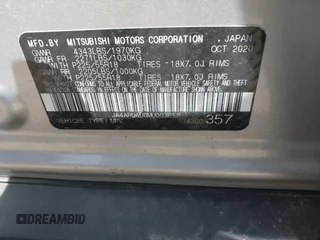 2021 Mitsubishi Outlander ES z VIN JA4APUAU0MU003658, wystawiony jako IAAI lot #42146324 z przebiegiem 48 890 mil mil oraz . Historia ofert i sprzedaży dostępna na DreamBid. Obrazek 9.