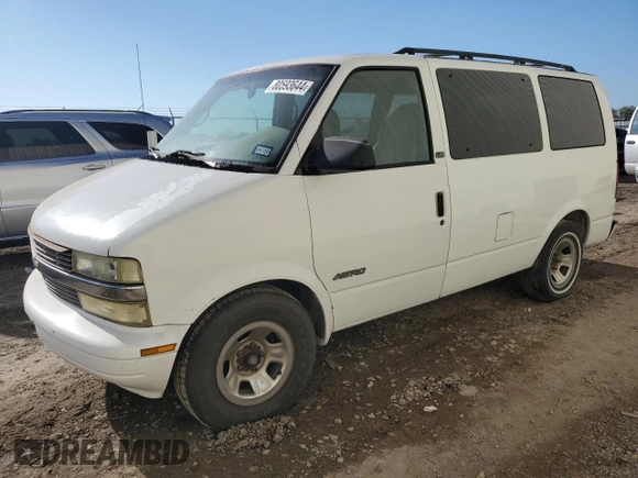 2002 Chevrolet Astro with VIN 1GNDM19X02B127681, listed as a Copart auction lot 80593644 with 182,431 mi miles and Clean Title. Bid and sale history available at carsss.com. Image 1.