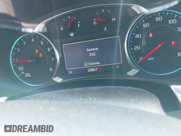 2023 Chevrolet Traverse LT Cloth with VIN 1GNERGKW9PJ121255, listed as a IAAI auction lot 42195974 with 20,847 mi miles and . Bid and sale history available at DreamBid. Image 7.