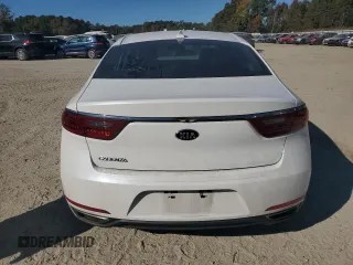 2018 Kia Cadenza Premium with VIN KNALB4J12J5127453, listed as a Copart auction lot 77793854 with 80,237 mi miles and Salvage Title. Bid and sale history available at carsss.com. Image 6.