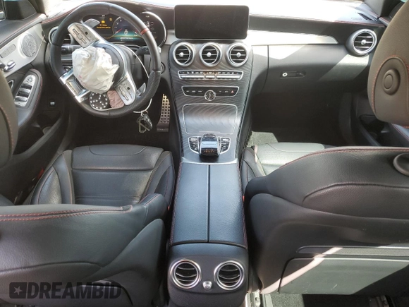 2020 Mercedes-Benz C 43 AMG z VIN 55SWF6EB5LU331098, wystawiony jako Copart lot #52203465 z przebiegiem 58 081 mil mil oraz Szkoda całkowita • Salvage title. Historia ofert i sprzedaży dostępna na DreamBid. Obrazek 8.