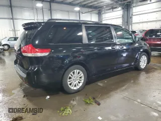 2013 Toyota Sienna XLE AAS with VIN 5TDYK3DC3DS392512, listed as a Copart auction lot 52815845 with 128,561 mi miles and Salvage Title. Bid and sale history available at carsss.com. Image 3.