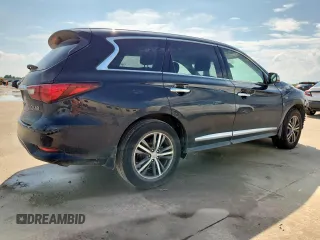 2019 Infiniti QX60 Luxe with VIN 5N1DL0MN9KC525893, listed as a Copart auction lot 63218895 with 106,280 mi miles and Salvage title. Bid and sale history available at DreamBid. Image 3.