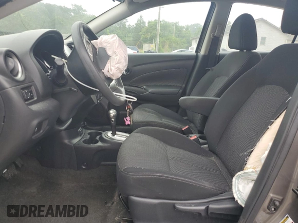 2017 Nissan Versa S with VIN 3N1CN7AP8HL830052, listed as a Copart auction lot 64096095 with 94,002 mi miles and Salvage title. Bid and sale history available at DreamBid. Image 7.