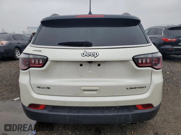 2021 Jeep Compass Limited with VIN 3C4NJDCB9MT544254, listed as a Copart auction lot 47752895 with 35,197 mi miles and Salvage Title. Bid and sale history available at carsss.com. Image 6.