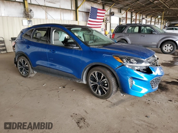 2021 Ford Escape SE Hybrid with VIN 1FMCU0BZ2MUB01645, listed as a Copart auction lot 49188385 with 61,530 mi miles and Salvage title. Bid and sale history available at DreamBid. Image 4.