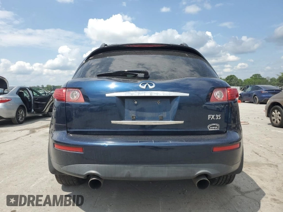 2005 Infiniti FX with VIN JNRAS08W85X207662, listed as a Copart auction lot 59736235 with 231,061 mi miles and Clean title. Bid and sale history available at DreamBid. Image 6.