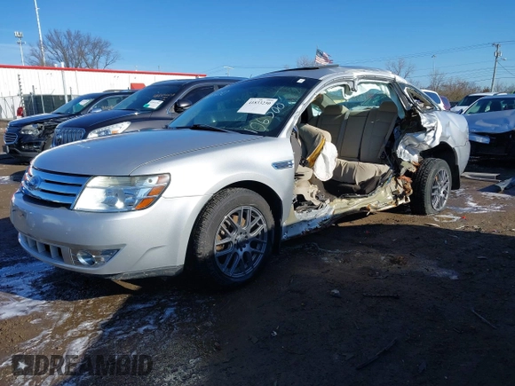 2009 Ford Taurus SEL with VIN 1FAHP24W79G106500, listed as a IAAI auction lot 41833230 with 133,055 mi miles. Bid and sale history available at carsss.com. Image 2.