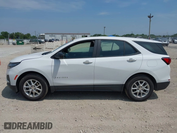 2024 Chevrolet Equinox LS with VIN 3GNAXHEG4RL278573, listed as a IAAI auction lot 42514554 with 57,581 mi miles and . Bid and sale history available at DreamBid. Image 14.