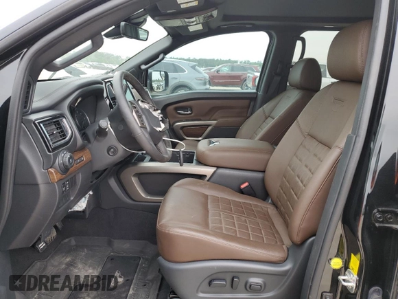 2023 Nissan Titan Platinum Reserve с VIN 1N6AA1ED5PN117960, выставлен на аукционе Copart как лот 50949235 с пробегом 19 754 миль миль и Списание • Salvage title. История ставок и продаж доступна на DreamBid. Изображение 7.