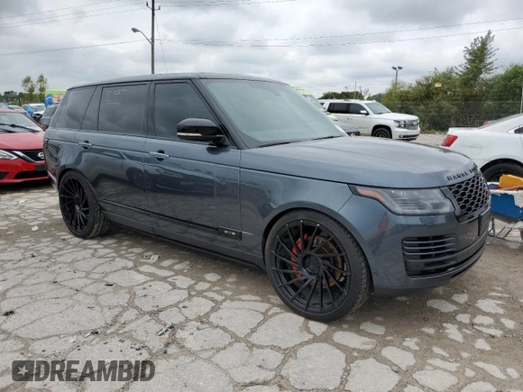 2018 Land Rover Range Rover z VIN SALGV5RE6JA503841, wystawiony jako Copart lot #73152854 z przebiegiem 26 752 mil mil oraz Szkoda całkowita • Salvage title. Historia ofert i sprzedaży dostępna na DreamBid. Obrazek 4.