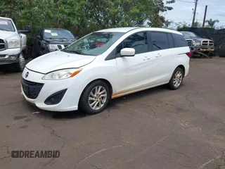 2012 Mazda 5 Sport with VIN JM1CW2BL7C0115861, listed as a IAAI auction lot 41957762 with 133,249 mi miles. Bid and sale history available at carsss.com. Image 22.