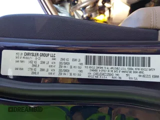 2014 Dodge Durango Citadel with VIN 1C4RDJEG0EC125643, listed as a IAAI auction lot 41461080 with Not Provided miles and . Bid and sale history available at DreamBid. Image 9.