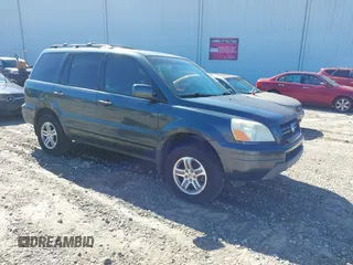 2004 Honda Pilot EX with VIN 5FNYF185X4B009044, listed as a IAAI auction lot 42175686 with 227,861 mi miles and . Bid and sale history available at DreamBid. Image 1.