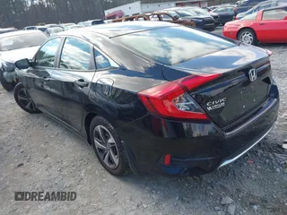 2019 Honda Civic Sedan LX with VIN 19XFC2F67KE046797, listed as a IAAI auction lot 41622326 with 46,401 mi miles. Bid and sale history available at carsss.com. Image 3.
