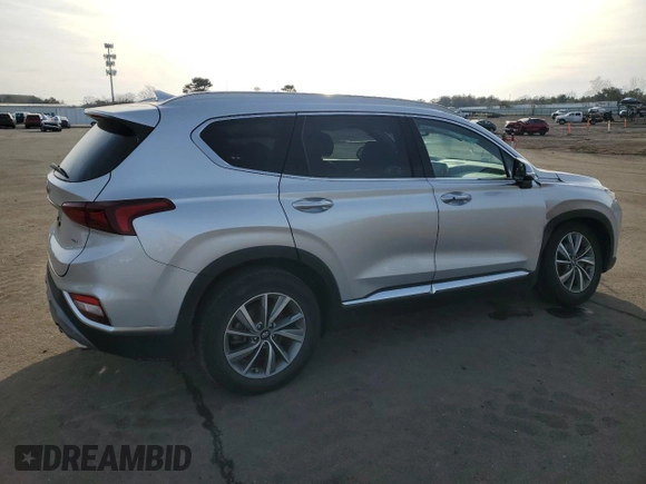 2019 Hyundai Santa Fe Ultimate with VIN 5NMS5CAD7KH020939, listed as a Copart auction lot 86614834 with 21,782 mi miles and Salvage Title. Bid and sale history available at carsss.com. Image 3.