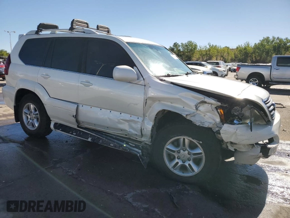 2007 Lexus GX 470 with VIN JTJBT20X570146751, listed as a Copart auction lot 71427624 with 204,604 mi miles and Salvage Title. Bid and sale history available at carsss.com. Image 4.