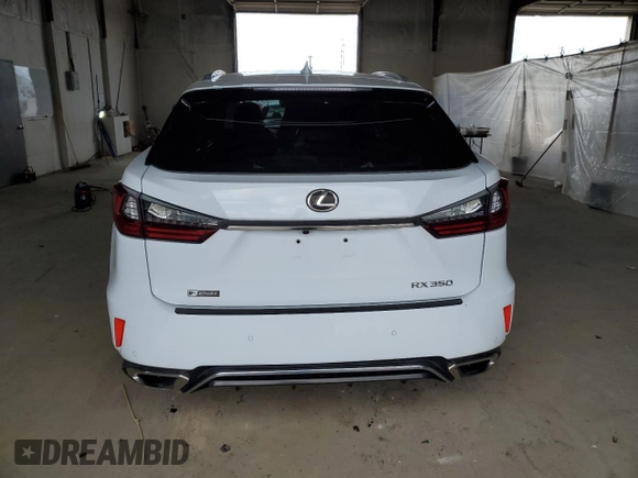 2016 Lexus RX 350 F Sport with VIN 2T2BZMCA3GC006591, listed as a Copart auction lot 50893695 with 99,916 mi miles and Clean Title. Bid and sale history available at carsss.com. Image 6.