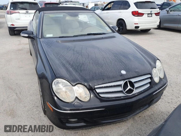2008 Mercedes-Benz CLK-Class 3.5L with VIN WDBTK56F48F256262, listed as a Copart auction lot 74918114 with 0 mi miles and Salvage Title. Bid and sale history available at carsss.com. Image 5.