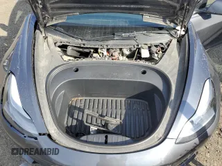2022 Tesla Model 3 Long Range with VIN 5YJ3E1EB3NF275515, listed as a Copart auction lot 52566515 with 55,980 mi miles and Salvage Title. Bid and sale history available at carsss.com. Image 11.
