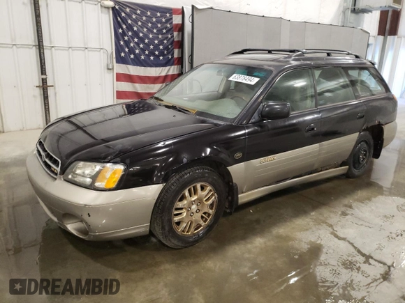 2001 Subaru Legacy Outback L.L. Bean with VIN 4S3BH806017673626, listed as a Copart auction lot 63878494 with 301,500 mi miles and Clean title. Bid and sale history available at DreamBid. Image 1.