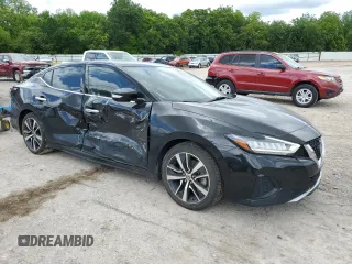 2021 Nissan Maxima SV with VIN 1N4AA6CV8MC506052, listed as a Copart auction lot 55867975 with 82,929 mi miles and Salvage title. Bid and sale history available at DreamBid. Image 4.