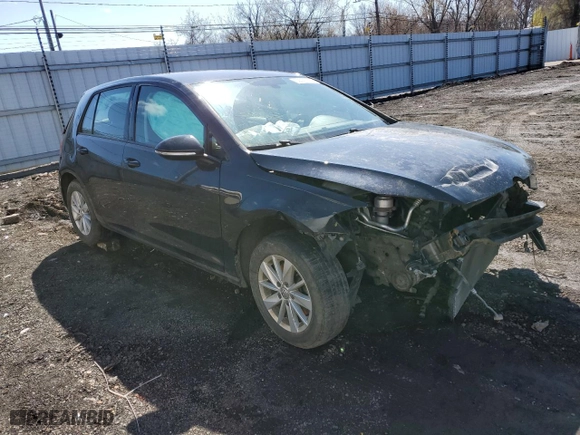 2019 Volkswagen Golf S with VIN 3VWG57AU6KM019756, listed as a Copart auction lot 52097815 with 94,978 mi miles and Salvage Title. Bid and sale history available at carsss.com. Image 4.