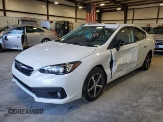 2023 Subaru Impreza Premium with VIN 4S3GKAD61P3600743, listed as a Copart auction lot 69736732 with 5,396 mi miles. Bid and sale history available at carsss.com. Image 1.