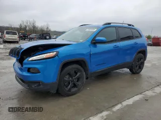 2018 Jeep Cherokee Latitude with VIN 1C4PJMCB6JD575634, listed as a Copart auction lot 51828305 with 58,590 mi miles and Salvage title. Bid and sale history available at DreamBid. Image 1.
