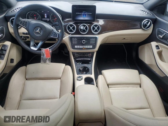 2018 Mercedes-Benz CLA 250 with VIN WDDSJ4EBXJN658054, listed as a Copart auction lot 54446815 with 94,834 mi miles and Salvage title. Bid and sale history available at DreamBid. Image 8.