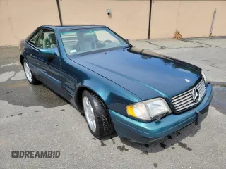 1996 Mercedes-Benz SL-Class with VIN WDBFA67F1TF130955, listed as a Copart auction lot 74691784 with 97,732 mi miles and Clean Title. Bid and sale history available at carsss.com. Image 1.
